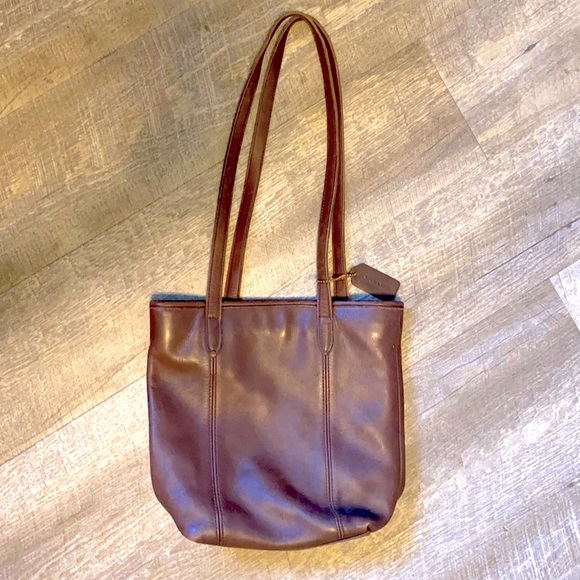 Coach Brown Leather Lunch Bag